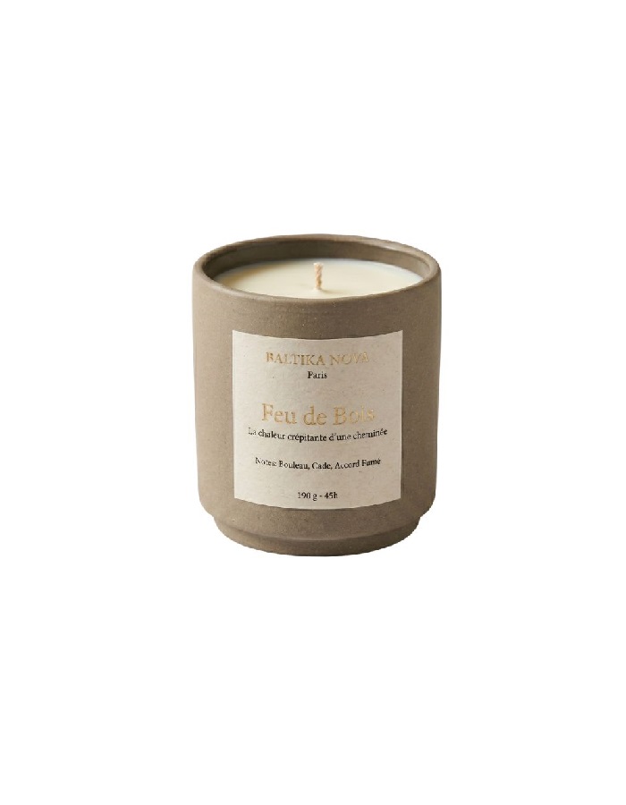 Bougie Feu de Bois